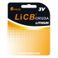 LiCB CR123A Lithium Batteries (6 Pack), 3 Volts High Capacity 123 Battery