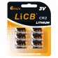 LiCB CR2 Battery (6 Pack), 3V Lithium Battery CR15h270 Long-Lasting Power for Photo