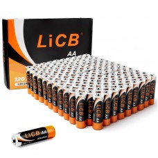 LiCB Alkaline AA Batteries (120 Pack), 1.5 Volts Long-Lasting Double A Batteries