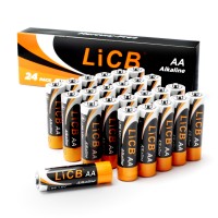 LiCB Alkaline AA Batteries (24 Pack), 1.5 Volts Long-Lasting Double A Battery