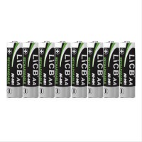 LiCB AA Rechargeable Batteries, 2800mAh High Capacity 1.2V NiMH Double A Battery, Pack of 8