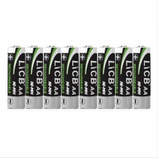 LiCB AA Rechargeable Batteries, 2800mAh High Capacity 1.2V NiMH Double A Battery, Pack of 8