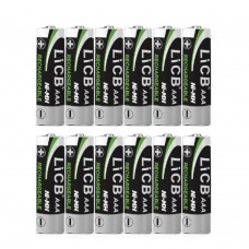 LiCB AAA Rechargeable Batteries, 1100mAh High Capacity Triple A Batteries 1.2V NiMH, Pack of 12